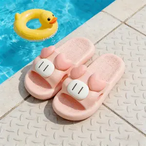 Women's Kawaii Animal - Face Thick - Sole Slippers | Cute Non - Slip Home Sandals