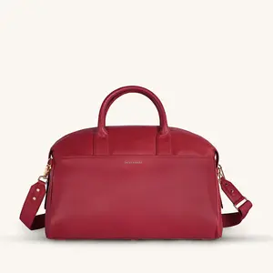 Mira & Moss Athena Duffel - Garnet Red