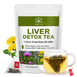42 Bags Liver Cleanse & Detox Support Liver Detox Tea Herbal Kidney and Pancrea