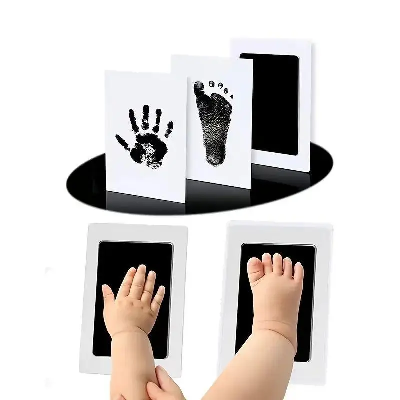 Baby Hand & Foot Print Maker, 1 Count Baby Souvenir Hand & Foot Print Making Kit, Newborn Souvenir, Children's Gift, Hand Casting Kit