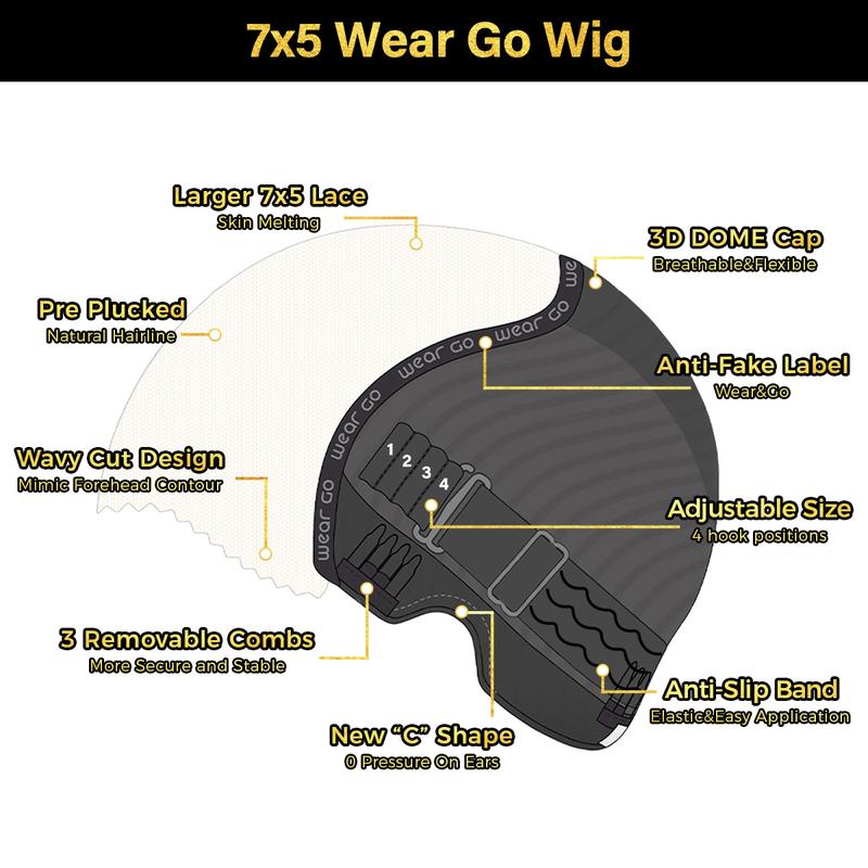 Ombre Highlight Wear and Go Glueless Wig Kinky Curly 4/27 Honey Blonde Glueless Wigs Human Hair Pre Plucked Pre Cut 7x5 Lace Frontal Ready to Wear Wig