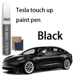 Tesla Scratch Repair Pen for Model Y, Model 3, Model X, Model S, Pearl, Star Blue, Flame, Deep Sea Blue, Silver Color