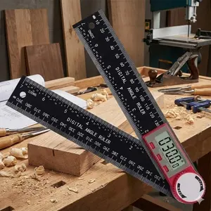 200mm Digital Angle Finder: High Precision 360° Rotary Woodworking Square Protractor for Woodworking, Construction, Automotive Repair & DIY. Portable Multi-function Measuring Tool with Professional Accuracy.