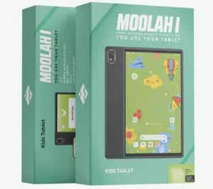Moolah Wireless M1 Plus Kids 10.1" Tablet – Educational Tablet with Facial Recognition, Fingerprint Access, and Moolah OS for High Performance