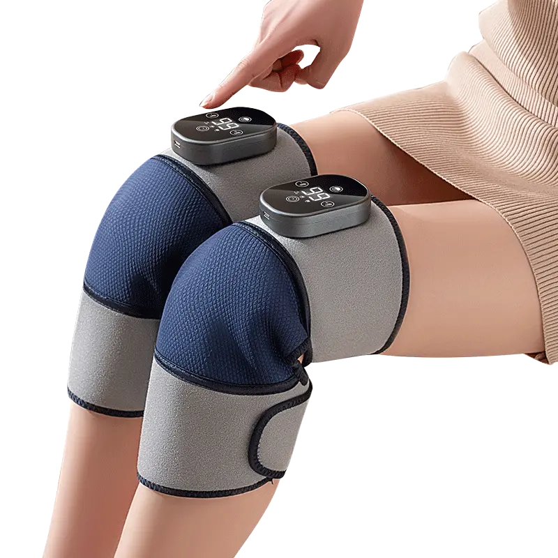 Multifunctional Massager for Shoulder Knee Elbow with Heating Vibration 2000mAh Battery Adjustable，Lightweight Wireless Design Ideal for Home Travel knee  recover