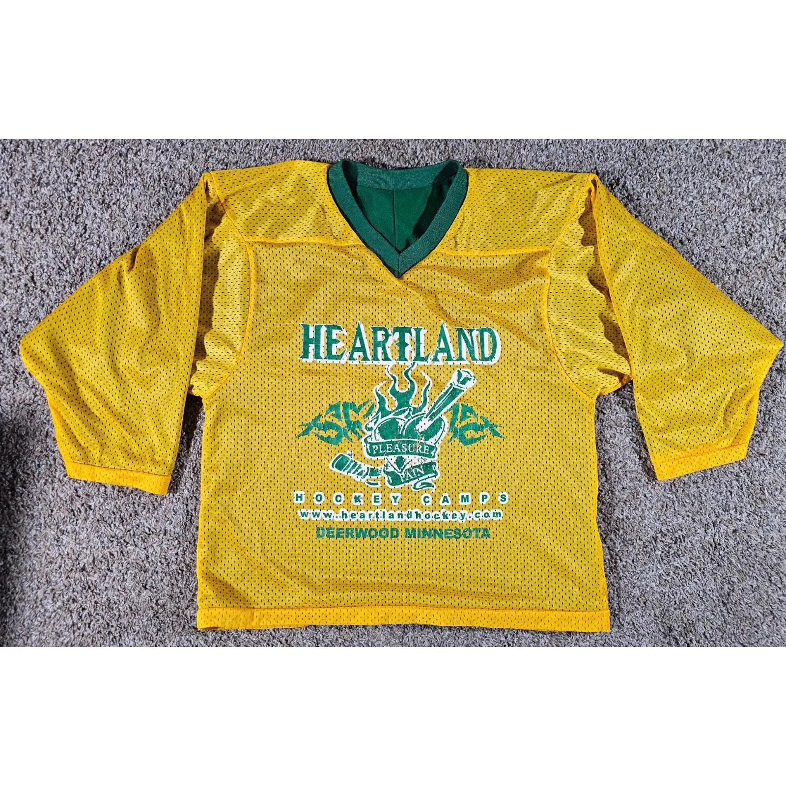 K1 Heartland Hockey Camps Reversible Jersey White Gray