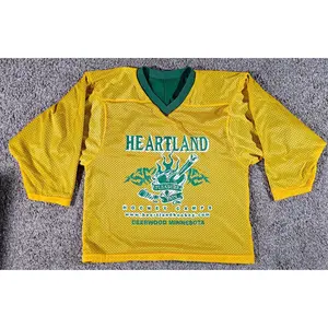 K1 Heartland Hockey Camps Reversible Jersey White Gray