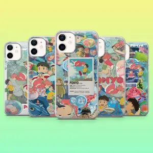 Ponyo Phone Case Studio Ghibli Friendship Cover for iPhone 17 16, 15, 14, 13, 12, 11, Xs max, Xs