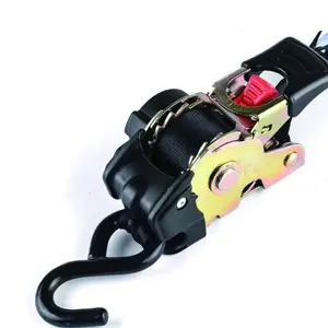 Secure 2M Auto Lock Ratchet Straps Universal Motorcycle Car Cargo Straps Heavy Duty