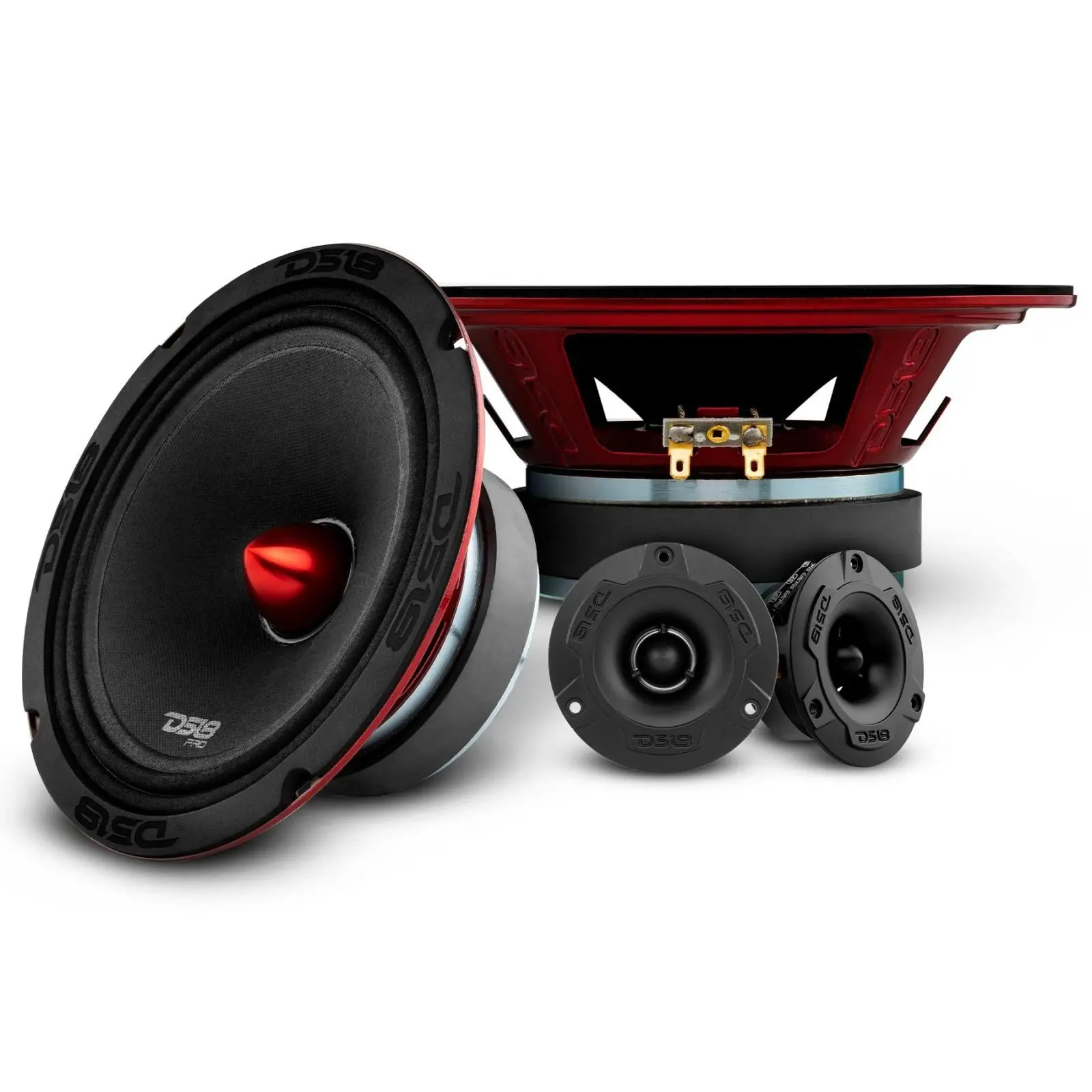 DS18 DS-PRO-X8.4BMPK 2 X PRO-X8.4B + Pair Of PRO-TWX1/BK Package DS18 High Quality Pro Audio