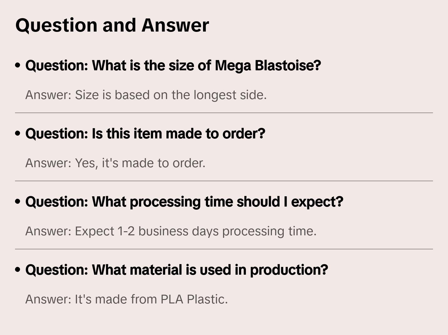 Mega Blastoise 3D Printed