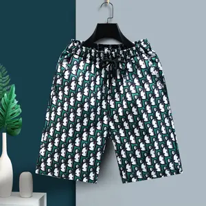 2025 letter youth trendy brand shorts men's plus size shorts summer wear thin loose big pants