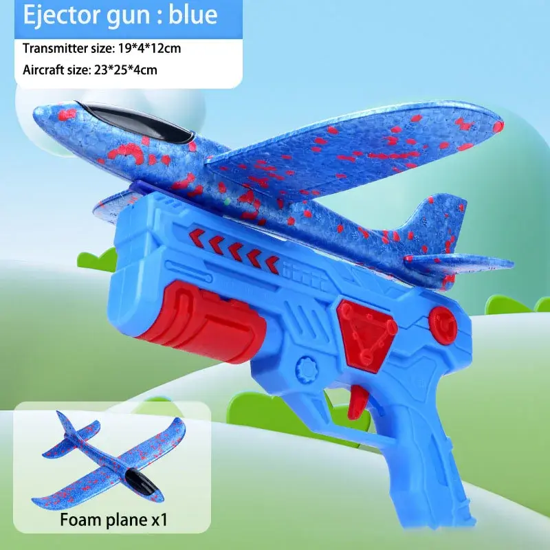 New Online celebrity catapult foam plane handheld shooter throwing children flying outdoor sports toys wholesale for girl boys.