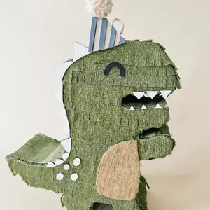 Dino Party Piñata – Handmade Dinosaur Piñata for Prehistoric Birthdays & Jurassic-Themed Celebrations