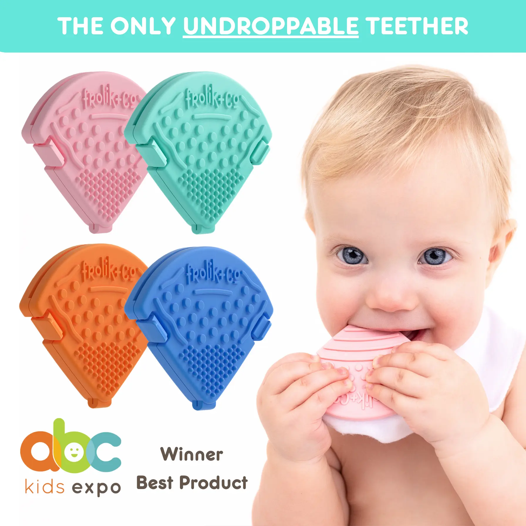 Toothi Baby Teethers - BPA Free - Dishwasher, Freezer, Sterilizer Safe - Infant Teething Relief - Perfect Baby Gift