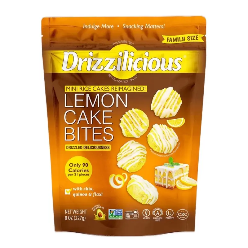Drizzilicious Mini Rice Cakes – Light & Crispy Snack, 90 Calories per Serving, Multiple Flavors Available Drizzilicious Mini Rice Cakes – Light & Crispy Snack, 90 Calories per Serving, Multiple Flavors Available