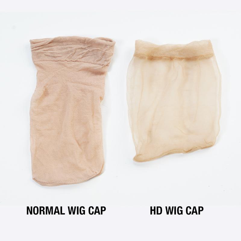 HD Wig Cap Ultra Thin Invisible Wig Cap for Bald Cap Method HD Beige 2pcs