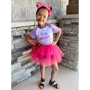 Hot Pink Tutu Skirt for Girls – 3-Layer Tulle Ballet, Dance, and Dress-Up Costume Skirt