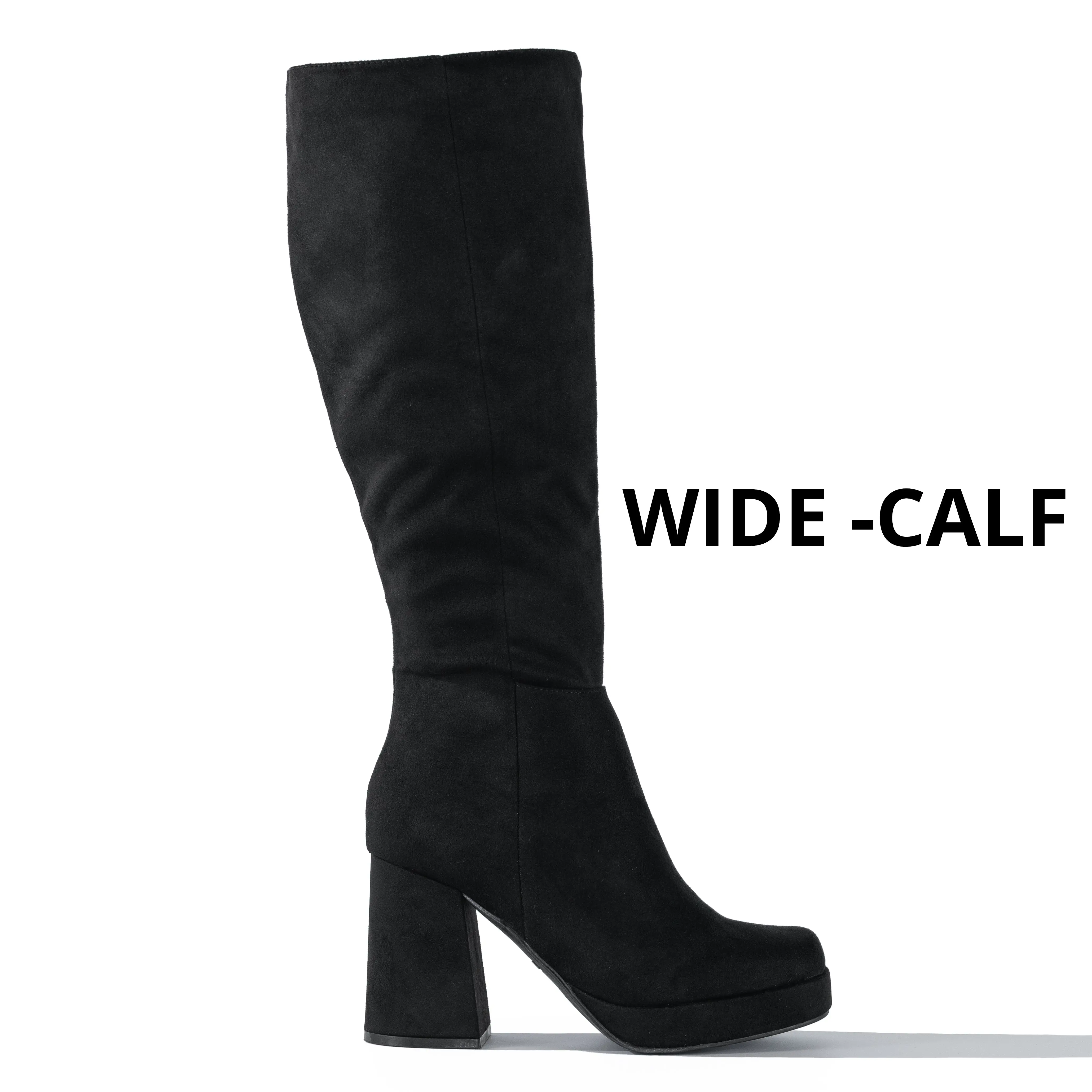 Black Wide Calf