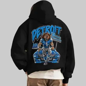 Premium Men's Sweatshirt for Winter Unisex Casual Hoodie for Detroit Football Game Day Outfit Thick Warmth
