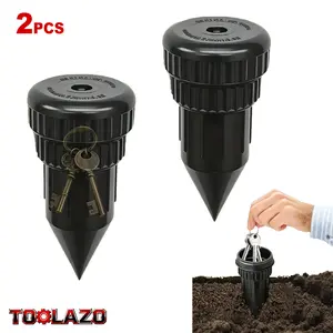 Secure Your Peace of Mind with This 2-Pack Cash Hider Sprinkler Head – Realistic Outdoor Key Holder Vault Case | Waterproof, Corrosion & Impact Resistant | Hidden Storage for Garden, Lawn & Yard | Easy Installation | Great Mother's Day Gift Idea
