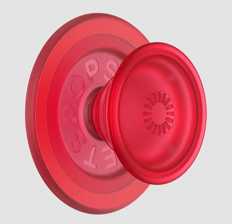 PopSockets Blanchette Red MagSafe PopGrip Phone Holder, Mobile Phone Accessories with MagSafe Grip for Smartphone Users