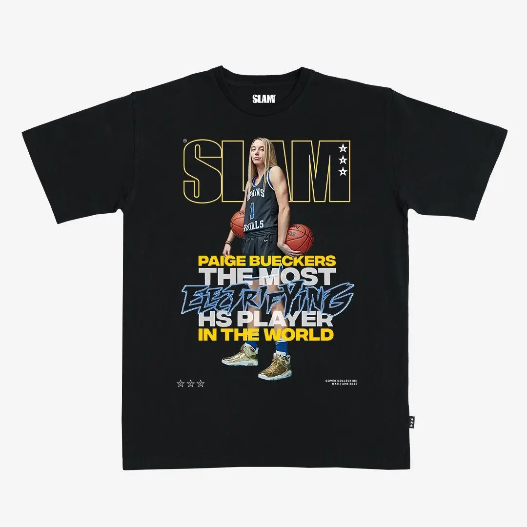 SLAM Cover Tee - Paige Bueckers (SLAM 226) Vintage Graphic Bootleg Tees, Best Gifts For Basketball Fans Womenswear Streetwear Shortsleeve Tropical Summer