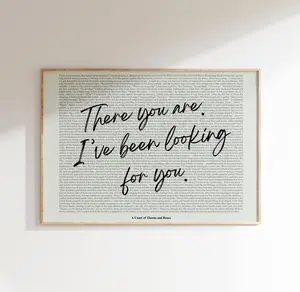 Acotar Wall Art Print, Acomaf, Velaris, Book Quotes Prints, Bookish Poster, Book Lover Art Print