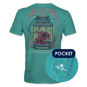 Fireflies- Lilies and Lantern T-Shirt