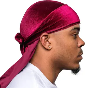 Superior  Durag - Soft  Durags for Men & Women, Long Double Wide Straps, Silky Durag Liner, Triple Stitched