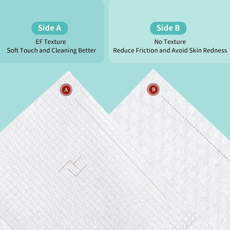 Face Towels, 10"×12" Disposable Face Towel, Face Towelettes XL, Ultra Soft Makeup Remover 50 Count (1 Pack)