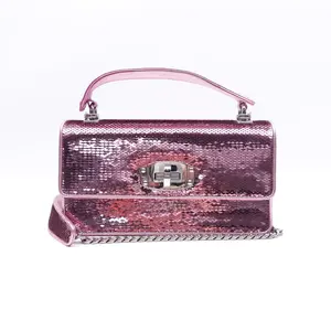 Pre-owned miu miu Sequin Shoulder Bags Pink Shoulder Bag T10389360