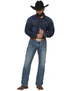 Cinch Men's Men'S Ian Medium Wash Slim Bootcut Rigid Denim Jeans - Mb33136001