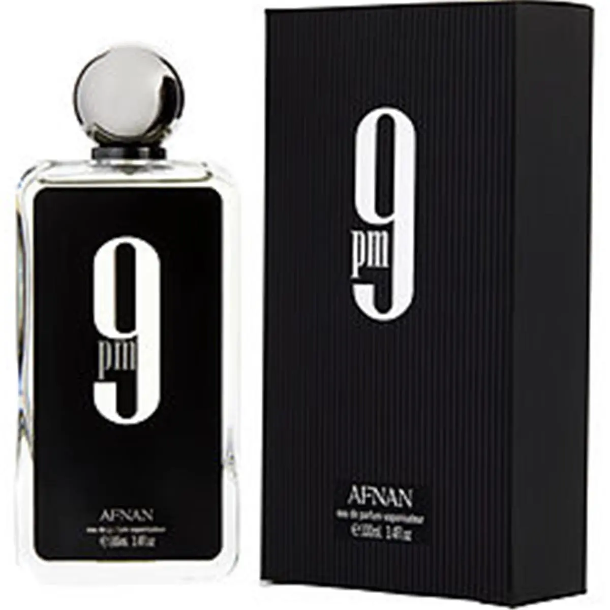 Afnan 9 PM Floral Eau Perfume for Unisex, Long-Lasting Aromatic EDP Fragrance with Spicy Lavender, Vanilla & Patchouli Notes, 3.4 oz Spray