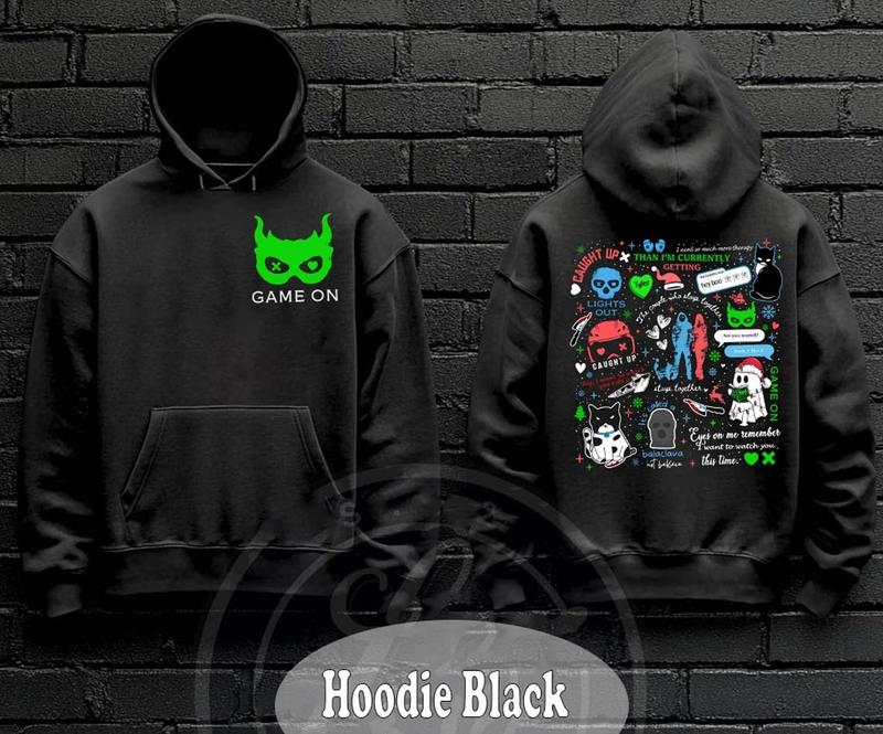 Game On Hoodie, Officially Licensed Christmas Ghost Navessa Allen Series Sweatshirt,Into Darkness Shirt, Dark Romance, Christmas Book Shirt, Bookish Merch, Lights Out, Caught Up