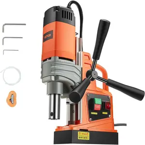 VEVOR Mag Drill Press, 1550W 2 Boring Diameter, 2922lbf Power Magnetic Drill, 500 PRM, 10-Speed, Electric Drilling Machine for Metal Surface, Industrial and Home ImprovementVEVOR Super Brand Day
