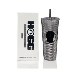 Studded Tumbler 24oz w/Straw, Not Starbucks cup, Birthday Gift, Travel cup, Luxury Tumbler, Blank for crafting, monogram, Logos