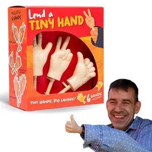 Boxer GIfts - Lend A Tiny Hand - Hands on Sticks 3 Pack Funny Prank Gift Novelty Toy for Adults White Elephant Gifts and Practical Jokes