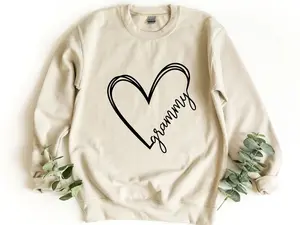 Grammy Sweatshirt, Grandma Gift, Gift for Grammy, Christmas Gift For Grandma, Heart Grammy Pullover Sweatshirt, Grammy Birthday Gift Idea