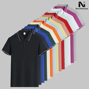 Men's Summer Essential Polo Shirt Breathable Soft Cotton Stretch Fit Casual Short Sleeve No Fade Premium Quality Versatile Casual Business Casual Everyday Wear Office Outings Warm Weather Comfortable Stylish Fit Multiple