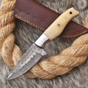 Custom Hand Forged Damascus Steel Chef Knife Multi Purpose Kitchen Utility Knife Meat Knife