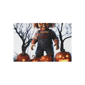 Spooky Halloween Outdoor Rug, Seasonal Floor Mat, Outdoor Decor, Halloween Party Rug, Fall Home Decor, Scary Dcor