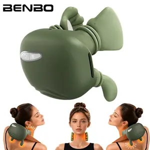 BENBO Shoulder and Neck Massager with Heat, Wireless Bionic Hand Electric Cervical Massager, 3D Deep Tissue Kneading Massager for Neck, Shoulder, Back, Leg Pain Relief, Portable Rechargeable Massage Gift for Men Women Cervical Massager #DealsForYouDays