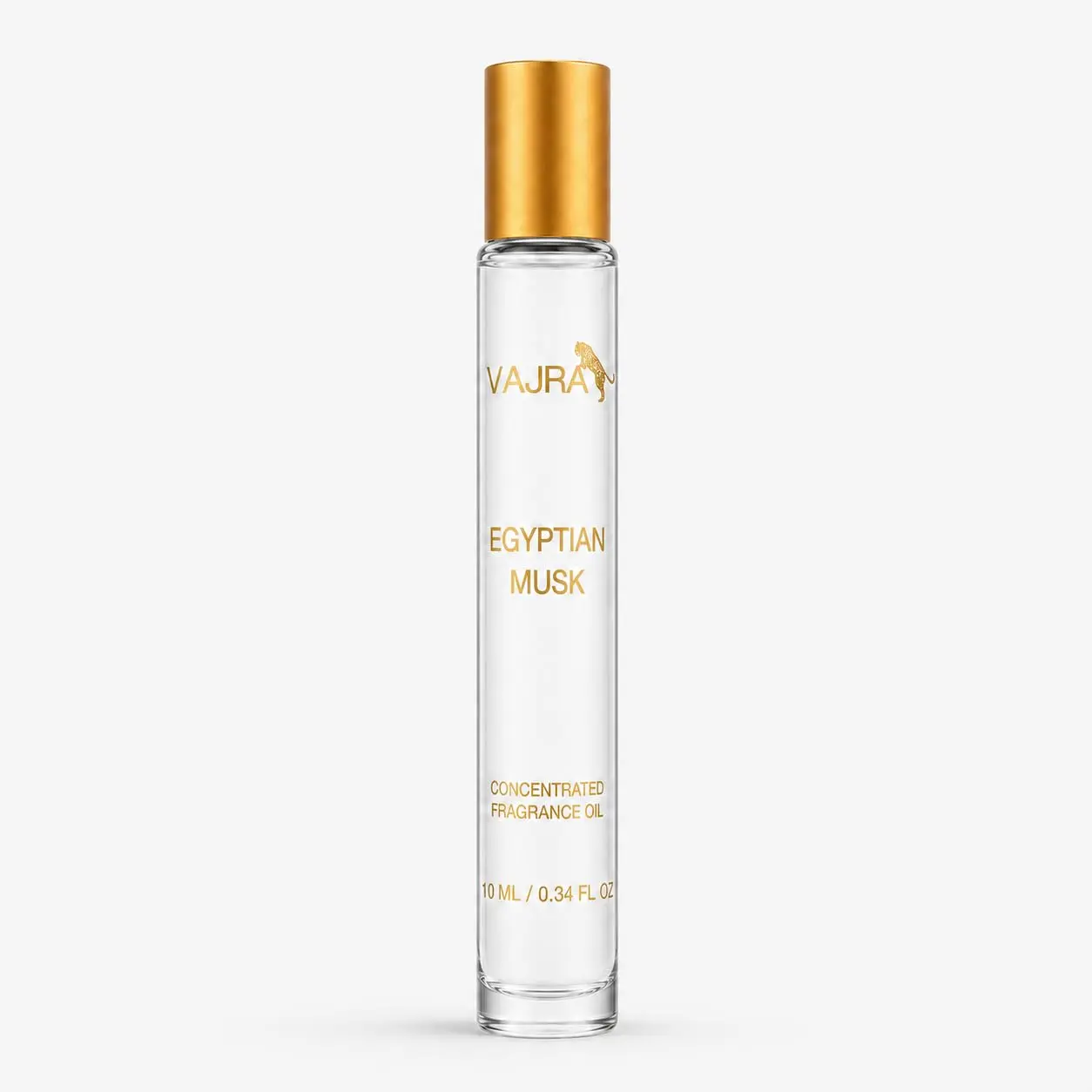 VAJRA Egyptian Musk Highly Concentrated Perfume Roll On Oil Unisex Body Oil, Alcohol-Free, Long-Lasting, Travel Size Fragrance Oil 10 ml