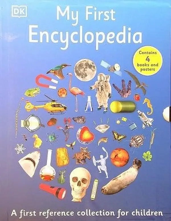 USED-My First Encylopedia: A first reference collection for children (Contains 4 books and posters) by Caroline Bingham (Unknown)
