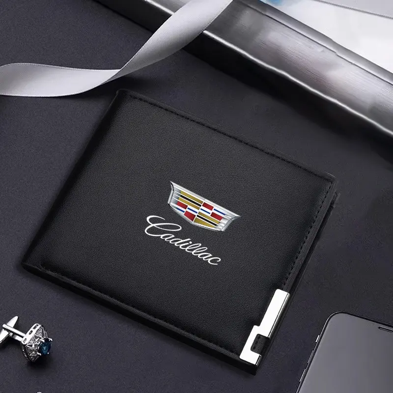 Driver's License Cover Holder, Durable ID & Credit Card Wallet for Cadillac Models, Secure Storage Solution for Car Keys & Documents
