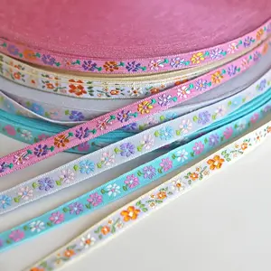 5 Feet - 8mm/0.3 Inch Delicate Lace Trim, 4 Colors Available, Perfect for Doll Clothes Making or Hand Sewing