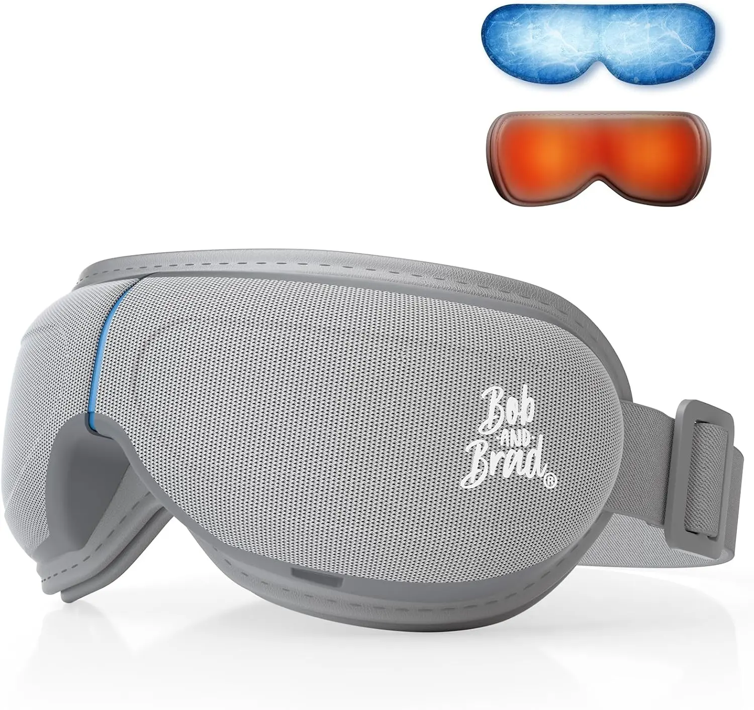【BOB AND BRAD Eye Massager】with Heat and Cooling Therapy, Adjustable Comfort Heated & Cooling Massaging Device Eye Mask for Eye Strain Dry Eye Relief, Improve Sleep, Eye Massager for Migraines, Christmas Gifts for Women Men Dads, Mom, Husbands