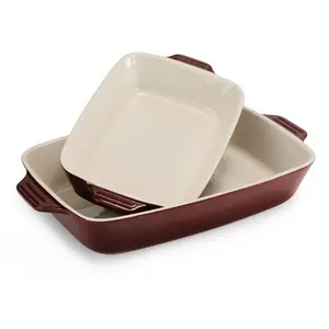 2 Piece Ceramic Bakeware Set 2 Piece Ceramic Bakeware Set