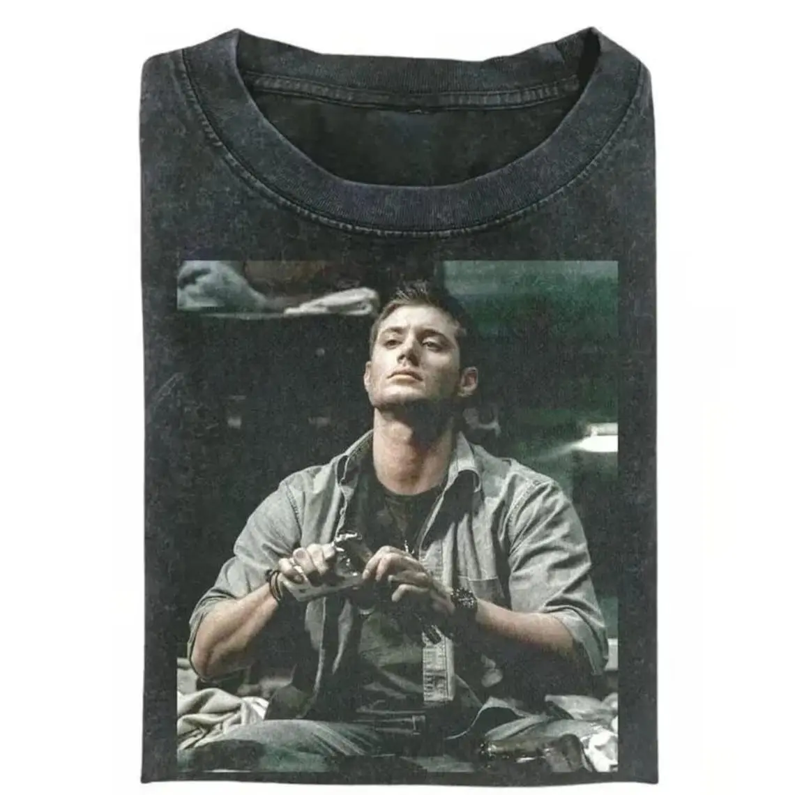 Comfort Colors Dean Winchester Supernatural Shirt, Jensenn Ackless Vintage TV Series Shirt, Vintage Movie Tee, Movie Fan Gift, Gift for Men Women
